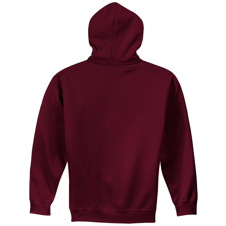 gildan burgundy hoodie