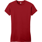 Junior's 100% Cotton T-Shirts District Threads DT6001 Junior's 100% Cotton T-Shirts District Threads DT6001