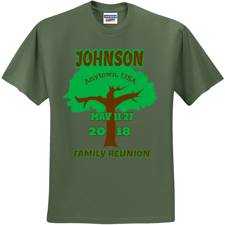 Family Reunions T-Shirt Designs - Designs For Custom Family Reunions T ...