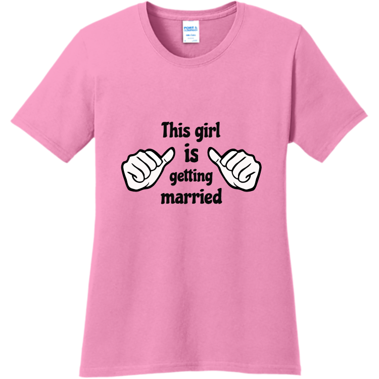 This Girl Is Getting Married T Shirts