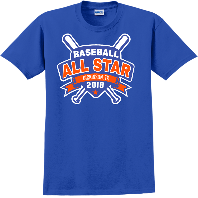 All Star Game Baseball Tshirts