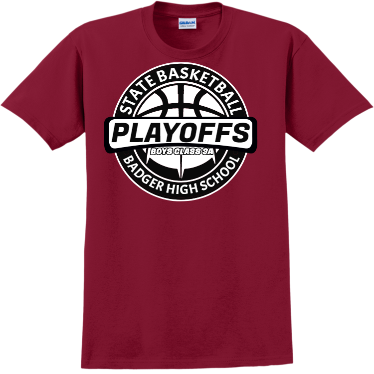 Badgers Basketball Playoffs - Basketball T-shirts