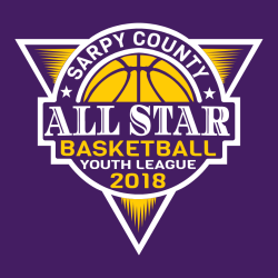 Youth All Star Basketball Clark County - Basketball T-shirt Design