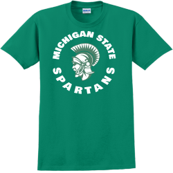 michigan state spartans fanwear t shirts