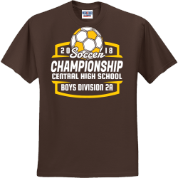 Soccer T-Shirt Designs - Designs For Custom Soccer T-Shirts - On Time ...