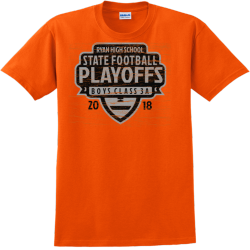 state football playoffs team t shirts