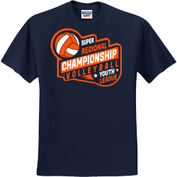 Custom Volleyball Champions Volleyball T-Shirt by ClassB - XS - Ash