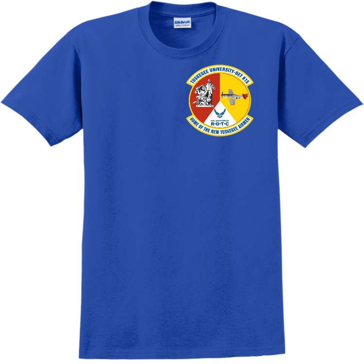 AFROTC Det 015 Adult 100% Cotton T-Shirts Gildan 2000