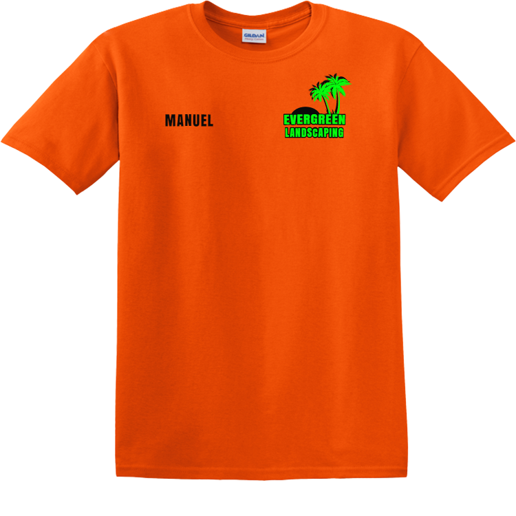 EVERGREEN LANDSCAPING MANUEL Men's 100% Cotton T-Shirts ...