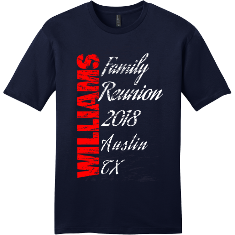 Family Reunion 2018 Austin TX Men's 100% Cotton T-Shirts District ...