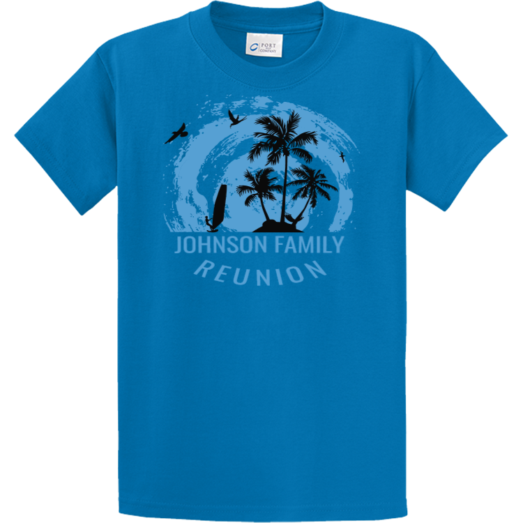 REUNION JOHNSON FAMILY Design Custom T-shirts