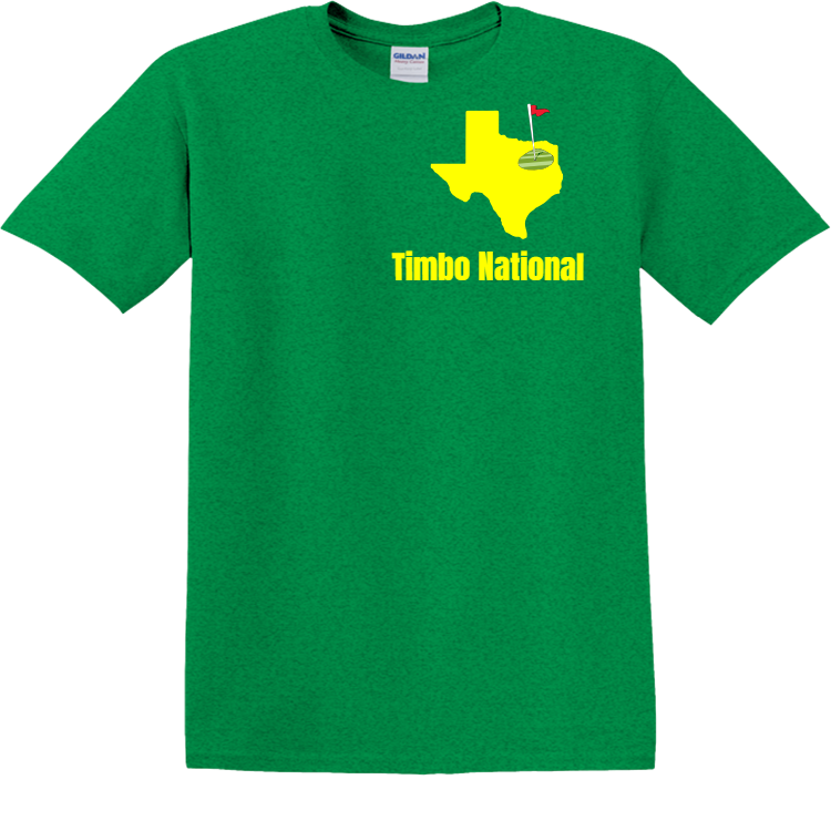 Timbo National Men's 100% Cotton T-Shirts Gildan 5000