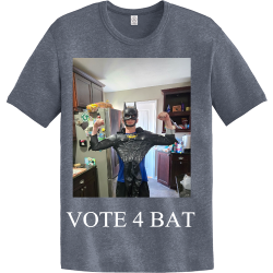 VOTE-4-BATMAN Unisex 50/50 Cotton/Polyester T-Shirts Alternative AA5050