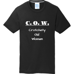 C. O. W.   Crotchety    Old  Woman