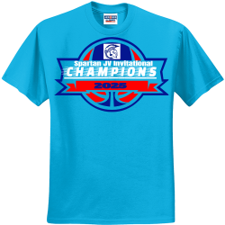 CHAMPIONS-2025-Spartan-JV-Invitational Men's 50/50 Cotton/Polyester T-Shirts Jerzees 29M