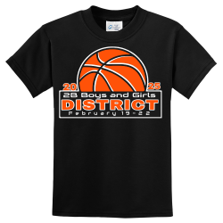 2025 District Tournament T Shirt design