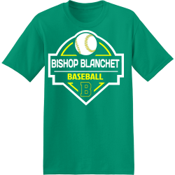 BLANCHET-BASEBALL Men's 50/50 Cotton/Polyester T-Shirts Hanes 5170