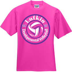 Lufkin-Developmental--------Volleyball-20-25 Men's 50/50 Cotton/Polyester T-Shirts Jerzees 29M